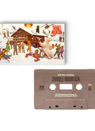 the album cover for Aesop Rock / Blockhead - Trouble Mountain