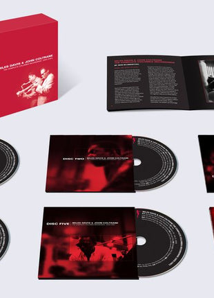 the album cover for Miles Davis & John Coltrane - Miles Davis & John Coltrane - The Complete Columbia Recordings: 1955-1961 [6 Disc Box Set]