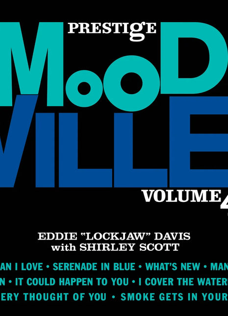 the album cover for Eddie - Eddie "Lockjaw" Davis with Shirley Scott, Vol. 4 - Moodsville Series [180g Black with tip-on jacket]