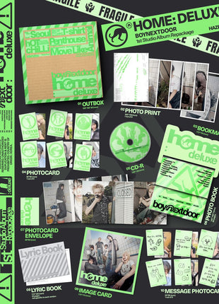 the album cover for BOYNEXTDOOR - HOME: DELUXE [HAZE Ver.]