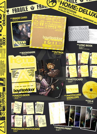 the album cover for BOYNEXTDOOR - HOME: DELUXE [OVERDRIVE Ver.]