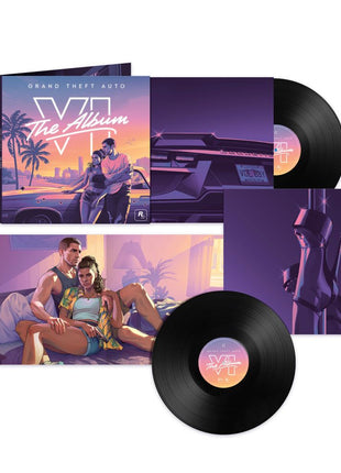 the album cover for Grand Theft Auto VI - Grand Theft Auto VI: The Album [Black + Poster]