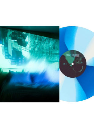 the album cover for Deux Visages - Call It Goodbye [Indie Exclusive Blue w/ Baby Blue &amp; White Twist]