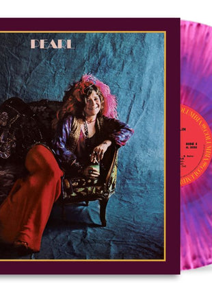 the album cover for Janis Joplin - Pearl [Indie Exclusive Pink Splatter]