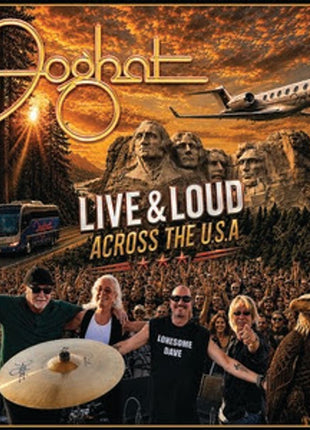 the album cover for Foghat - Live & Loud Across The Usa