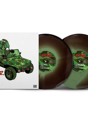 the album cover for Gorillaz - Gorillaz - Brick & Mortar Exclusive [Camouflage Green, Brown and Black]