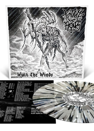 the album cover for Temple of Bones - Walk the Winds [Milky Clear with Splatter]