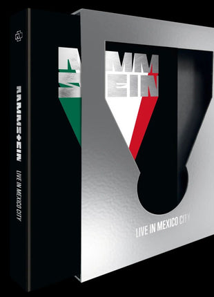 the album cover for Rammstein - LIVE IN MEXICO CITY [Deluxe 2 CD/Blu-ray]