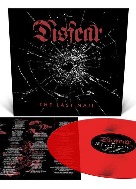 the album cover for Disfear - The Last Nail [Blood Red]
