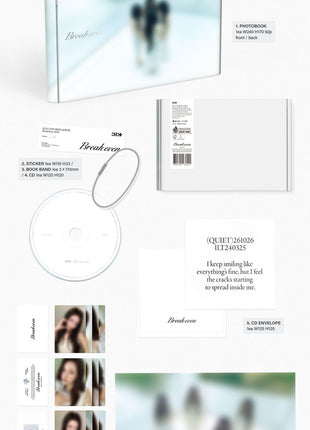 the album cover for ILLIT - BREAK EVEN [QUIET Ver.]