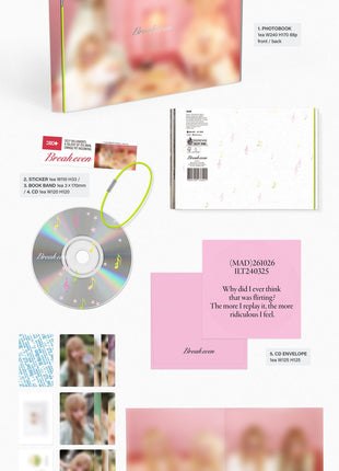 the album cover for ILLIT - BREAK EVEN [MAD Ver.]