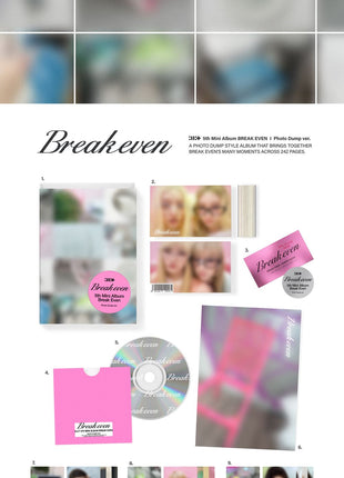 the album cover for ILLIT - BREAK EVEN [Photo Dump ver.]