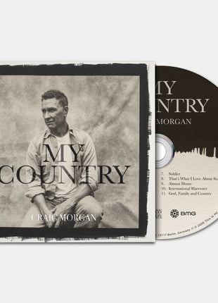 the album cover for Craig Morgan - My Country