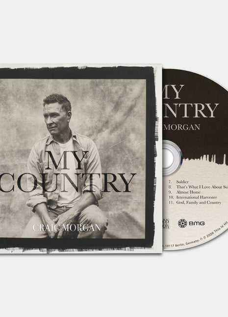 the album cover for Craig Morgan - My Country