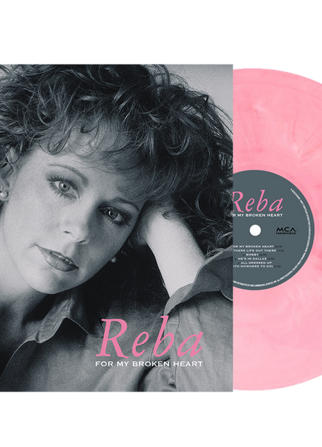 the album cover for Reba McEntire - For My Broken Heart [Bubblegum]