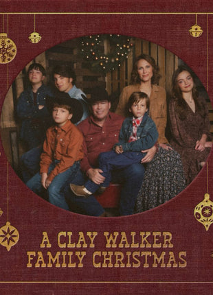 the album cover for Clay Walker - A Clay Walker Family Christmas