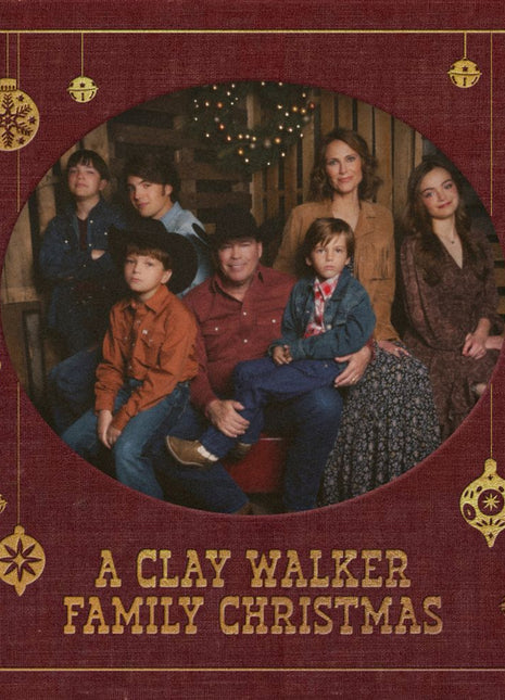 the album cover for Clay Walker - A Clay Walker Family Christmas