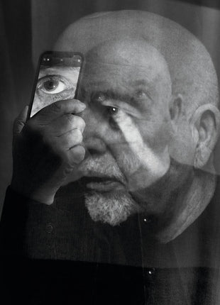 the album cover for Peter Gabriel - o\i [Indie Exclusive Dark-Side Mix Neon Purple]