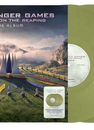 the album cover for Various Artists - The Hunger Games: Sunrise on the Reaping (The Album) [Indie Exclusive Sage Mist 2 LP]