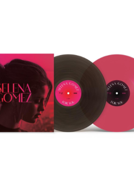 the album cover for Selena Gomez - For You [Pink / Black Ice]