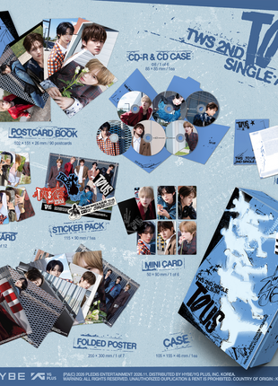 the album cover for TWS - TWS 2nd Single Album 'TO US' [Beyond Ver.]