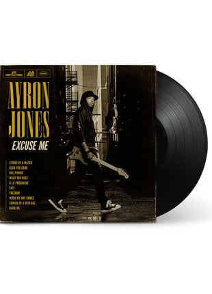 the album cover for Ayron Jones - Excuse Me [Black]