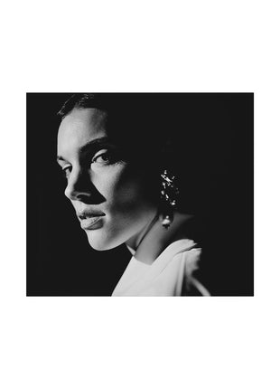 the album cover for Charlotte Cardin - Midnight, Mon Amour [Indie Exclusive Blue Pearl]