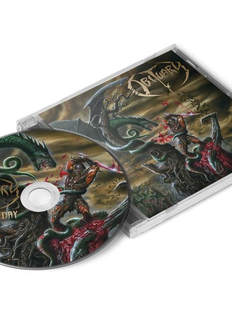 the album cover for Obituary - Darkest Day -