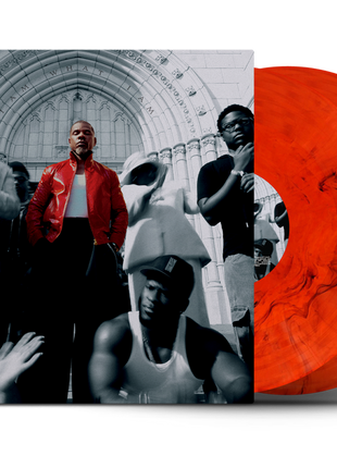 the album cover for Kirk Franklin - I Am What I Am [Red Marbled 2 LP]
