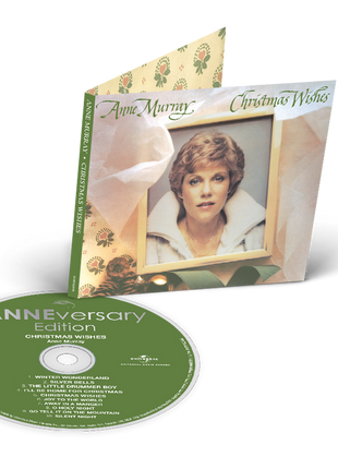the album cover for Anne Murray - Christmas Wishes - ANNEversary Edition
