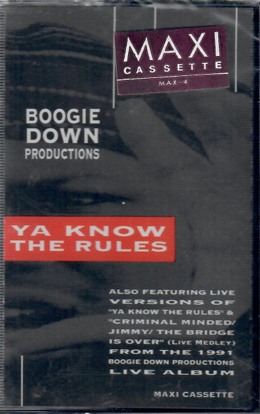 Boogie Down Productions : Ya Know The Rules (Cass, Maxi)