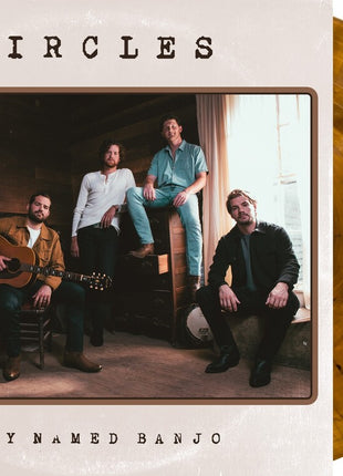 the album cover for Boy Named Banjo - Circles EP [Indie Exclusive Limited Edition Whiskey Smoke Vinyl]