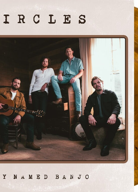 the album cover for Boy Named Banjo - Circles EP [Indie Exclusive Limited Edition Whiskey Smoke Vinyl]
