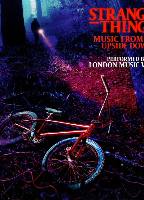 the album cover for London Music Works (Blue) (Colv) (Red) - Stranger Things - Red & Blue (Blue) [Colored Vinyl] (Red)