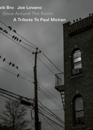 the album cover for Jakob Bro / Joe Lovano - Once Around The Room: A Tribute To Paul Motian [LP]
