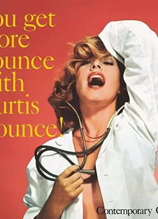 the album cover for Curtis Counce - You Get More Bounce With Curtis Counce!  [Contemporary Records Acoustic Sounds Series] [LP]
