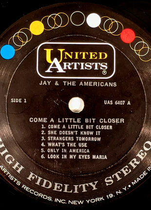 Jay & The Americans : Come A Little Bit Closer (LP, Comp)