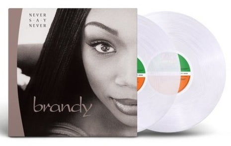 the album cover for Brandy - Never Say Never (Uk)