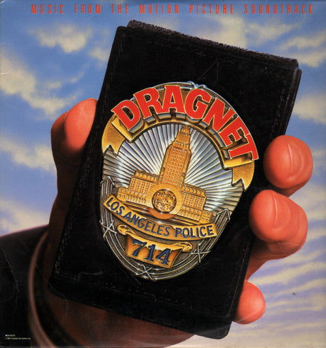 Various : Dragnet - Music From The Motion Picture Soundtrack (LP, Album, Glo)