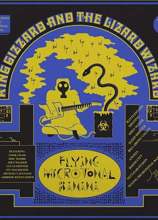 the album cover for King Gizzard & The Lizard Wizard - Flying Microtonal Banana [Lucky Rainbow Eco-Mix LP]