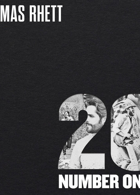 the album cover for Thomas Rhett - 20 Number Ones [Silver Metallic 2 LP]