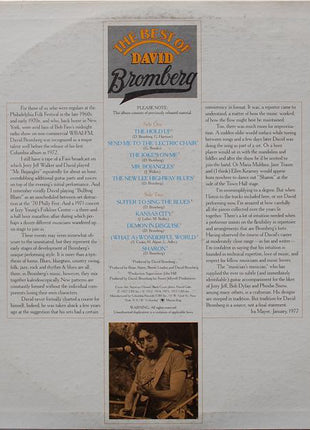 David Bromberg : Out Of The Blues: The Best Of David Bromberg (LP, Comp)