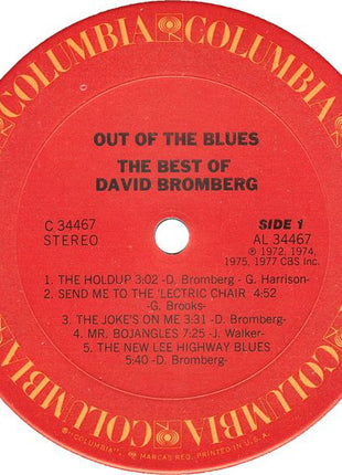 David Bromberg : Out Of The Blues: The Best Of David Bromberg (LP, Comp)