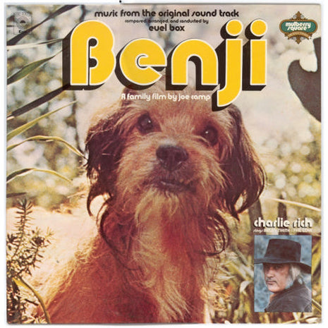 Euel Box : Benji (Music From The Original Soundtrack) (LP, Album, Pit)