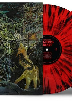the album cover for King Gizzard & The Lizard Wizard - Murder Of The Universe: Cosmic Carnage Edition [Translucent Red w/Heavy Black Splatter & Side D Etching 2LP]