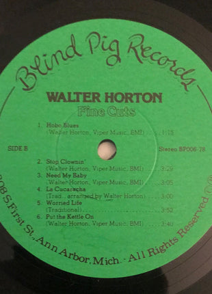 Walter Horton : Fine Cuts (LP, Album)