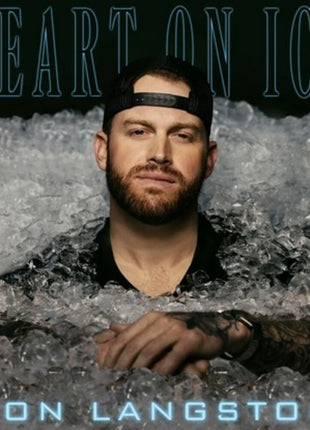 the album cover for Jon Langston - Heart on Ice