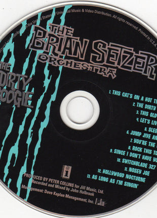 Brian Setzer Orchestra : The Dirty Boogie (CD, Album)