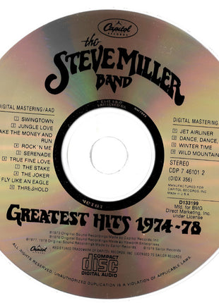 The Steve Miller Band* : Greatest Hits 1974-78 (CD, Comp, Club, RE)