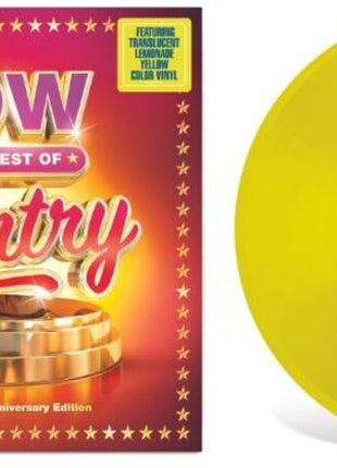 the album cover for Now That's What I Call Music! - NOW Country - The Very Best Of: 15th Anniversary Edition [Lemonade Yellow LP]